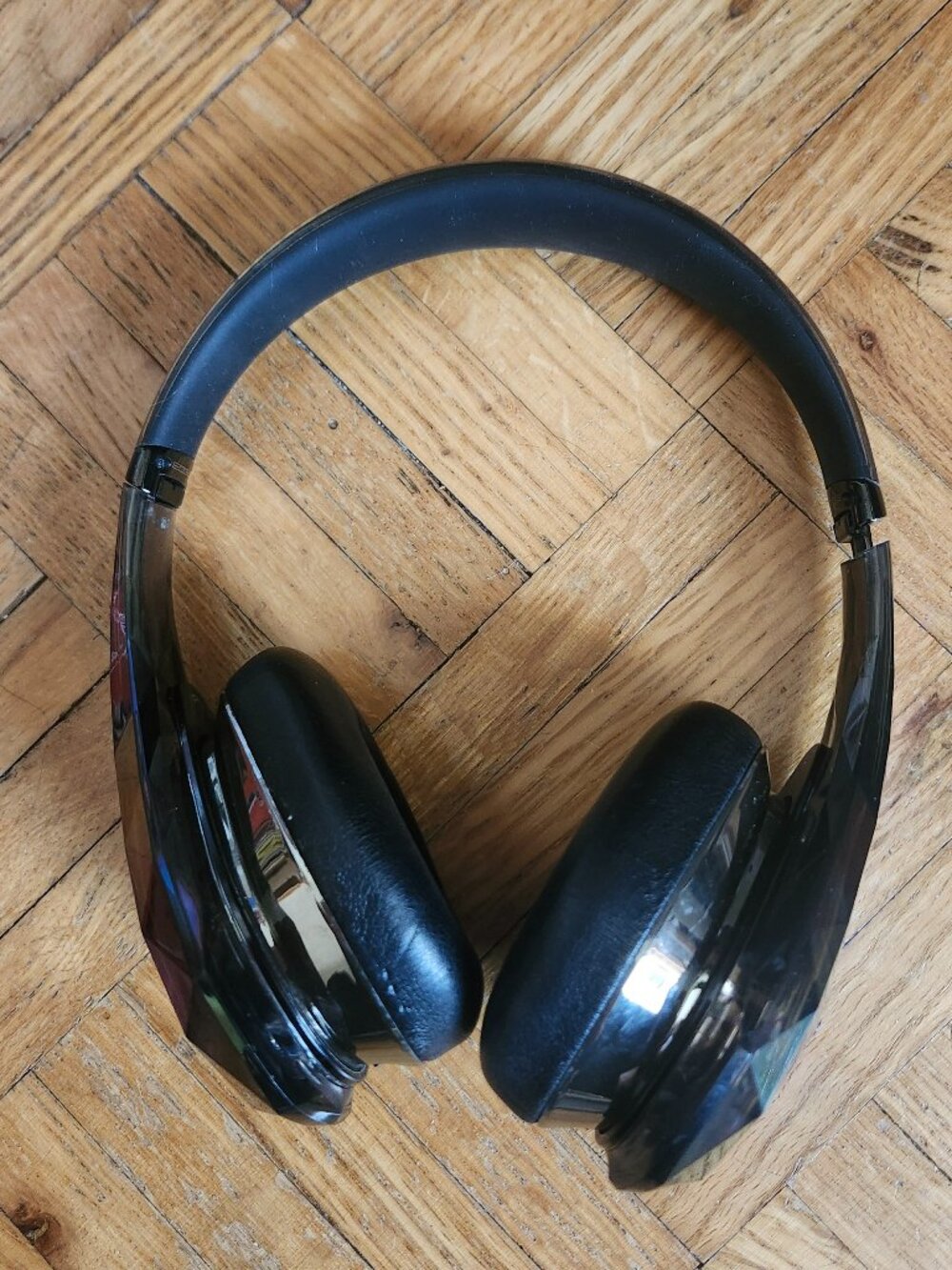 Monster Diamond Tears Purple Headphones
